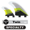 Scarfini Twin Fins + Stabilizer 5