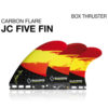 Shapers-Finnen-jc-five-fin-carbon-flare-box-thruster-Future