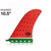 Shapers-Fins-10-5-Rudder-Longboard-Box-Finnen-Single-Fin-Nose-Rider-watermelone