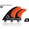Shapers-Fins-Carbon-Stealth-SQ6-Quad-finnen-FCS