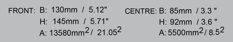 Scarfini Twin Fins + Stabilizer 8